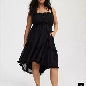 Torrid High-Low Tie-Detail Dress